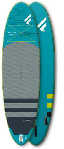 Fanatic Viper Air Windsurf Pure SUP I-SUP Stand Up Paddle Board aufblasbar Blau 
