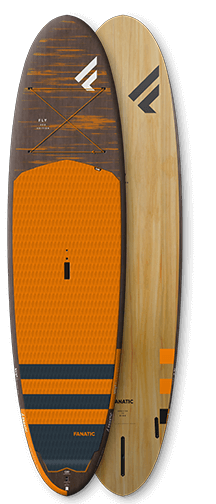 Fanatic Fly Air Pure inflatable SUP 10.4 Stand up Paddle Board Carbon Guide 315c 