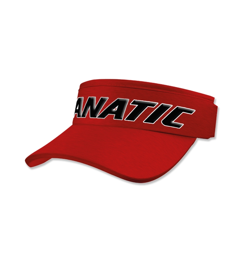 Sunvisor Fanatic - red - OneSize