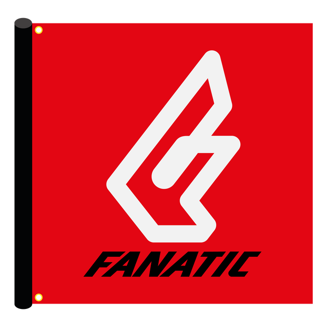 Flag Standard (150x150 cm) - red/white/black - 150x150