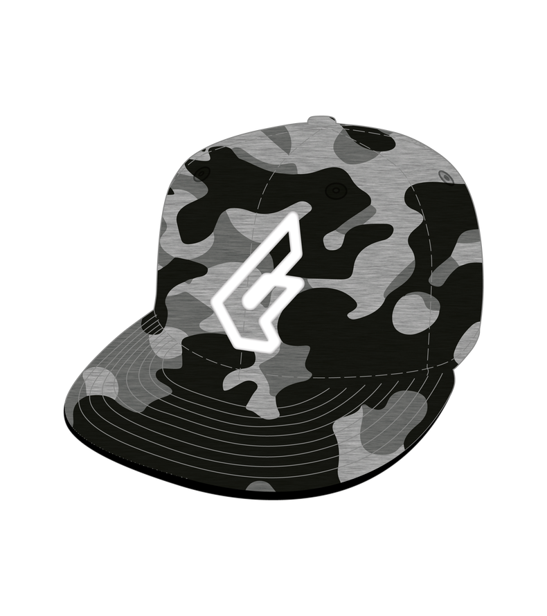 New Era Snapback Cap Camo - grey - M/L