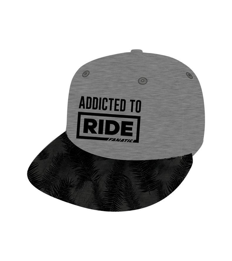 Snapback Cap Addicted to Ride - grey melange - OneSize