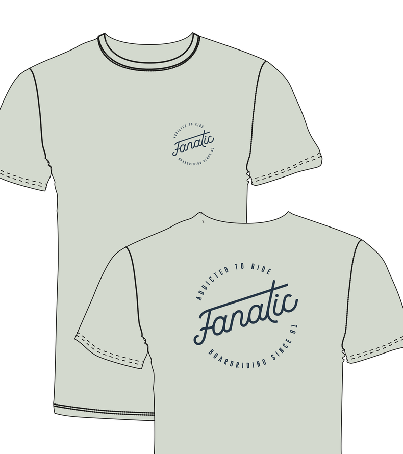 Tee SS Boardriding - light green - 48/S