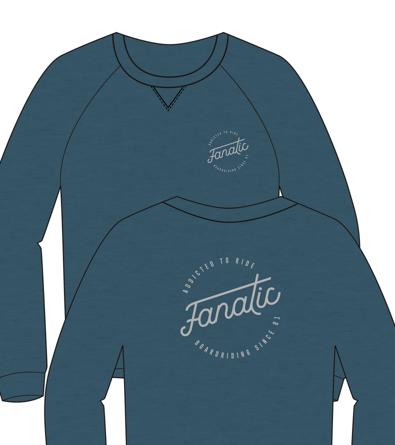 Sweater Boardriding - dark heather blue - 46/XS
