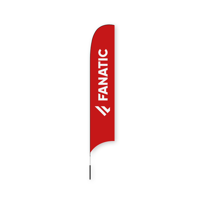 Beachflag w/o Pole & Base - C53:red - 421x80cm