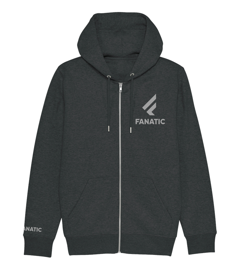 Hoody Zipped Fanatic Unisex - 2xx dark-heather-grey - 46/XS