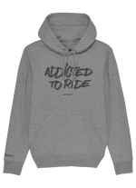 Hoodie Addicted Unisex - mid heather gray - 46/XS