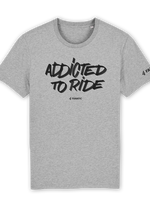 Tee SS Addicted Men - heather gray - 48/S
