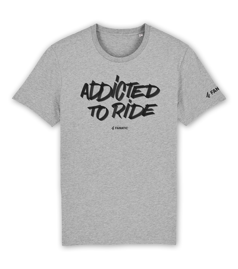 Tee SS Addicted Men - heather gray - 48/S