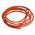 Rubber Rope for iSUP - C67:red - Onesize