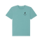 Tee SS Addicted men - 609 teal-monstera