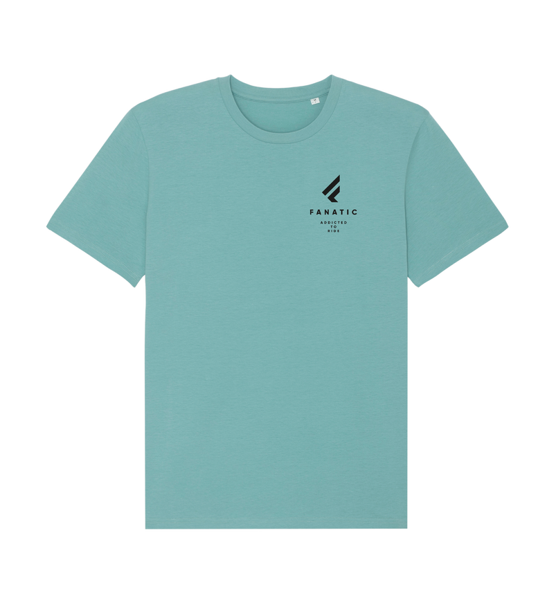 Tee SS Addicted men - 609 teal-monstera - 52/L
