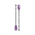 Diamond 35 Slim Adjustable 3-Piece - C58:aubergine - 6.9"