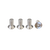 Screw Set Foil Sky Air for track nuts TX (4pcs) - Unicolor - M8x20