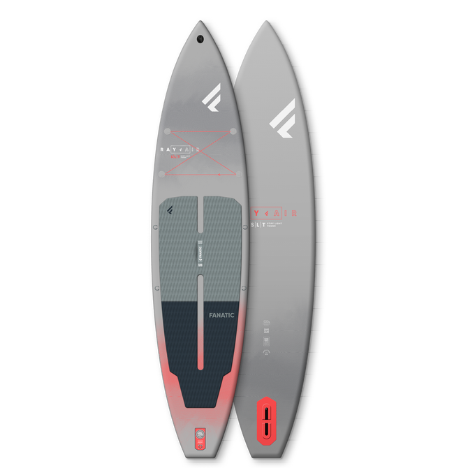 iSUP Ray Air SLT - C52:grey/red - 11'6''