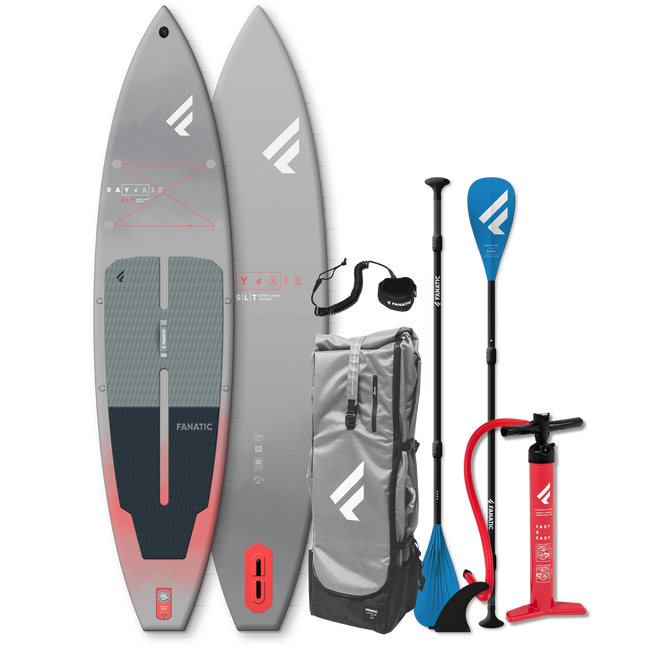 iSUP Package Ray Air SLT - C52:grey/red - 11'6''