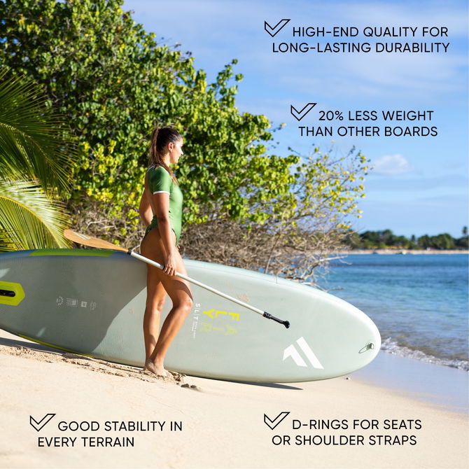 iSUP Fly Air SLT - C51:grey/green - 9'8''